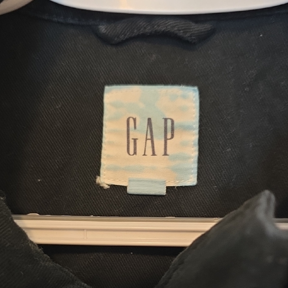 GAP Women's Black Military Jacket - Picture 2 of 4